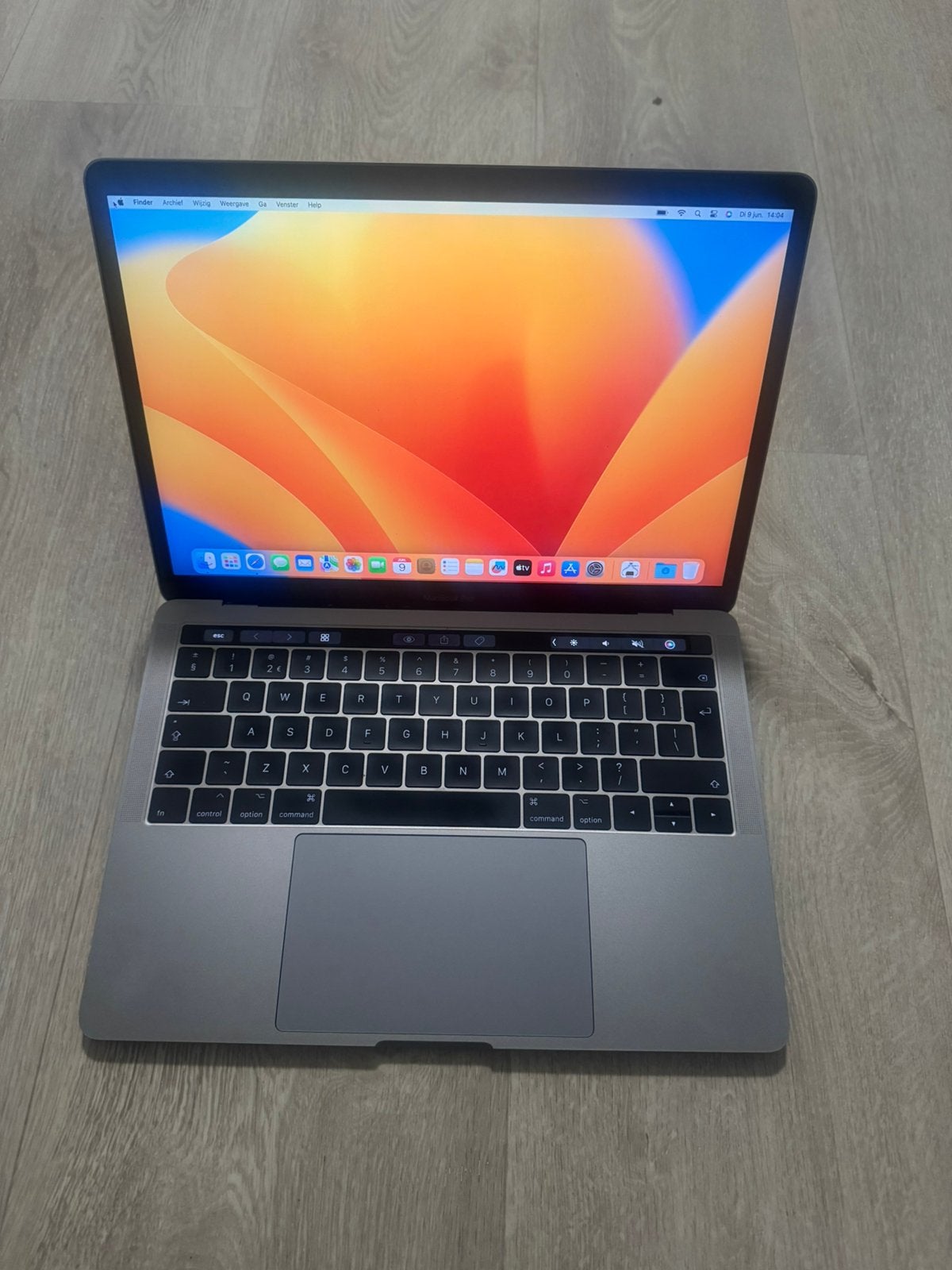 MacBook Pro 13” 2017 4 Thunderbolt 3 poorten, MacBook Pro, 2 tot 3 Ghz, Qwerty, 8 GB