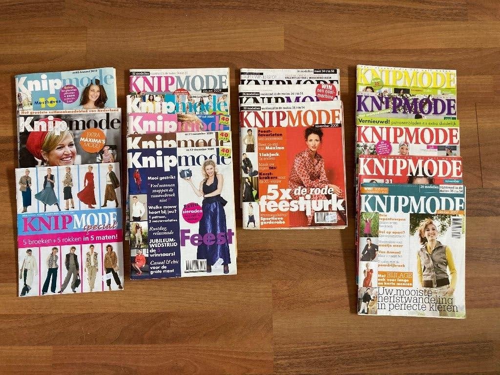 Knipmode naaipatronen 14x, Ophalen of Verzenden, Zo goed als nieuw, Vrouw, Knipmode
