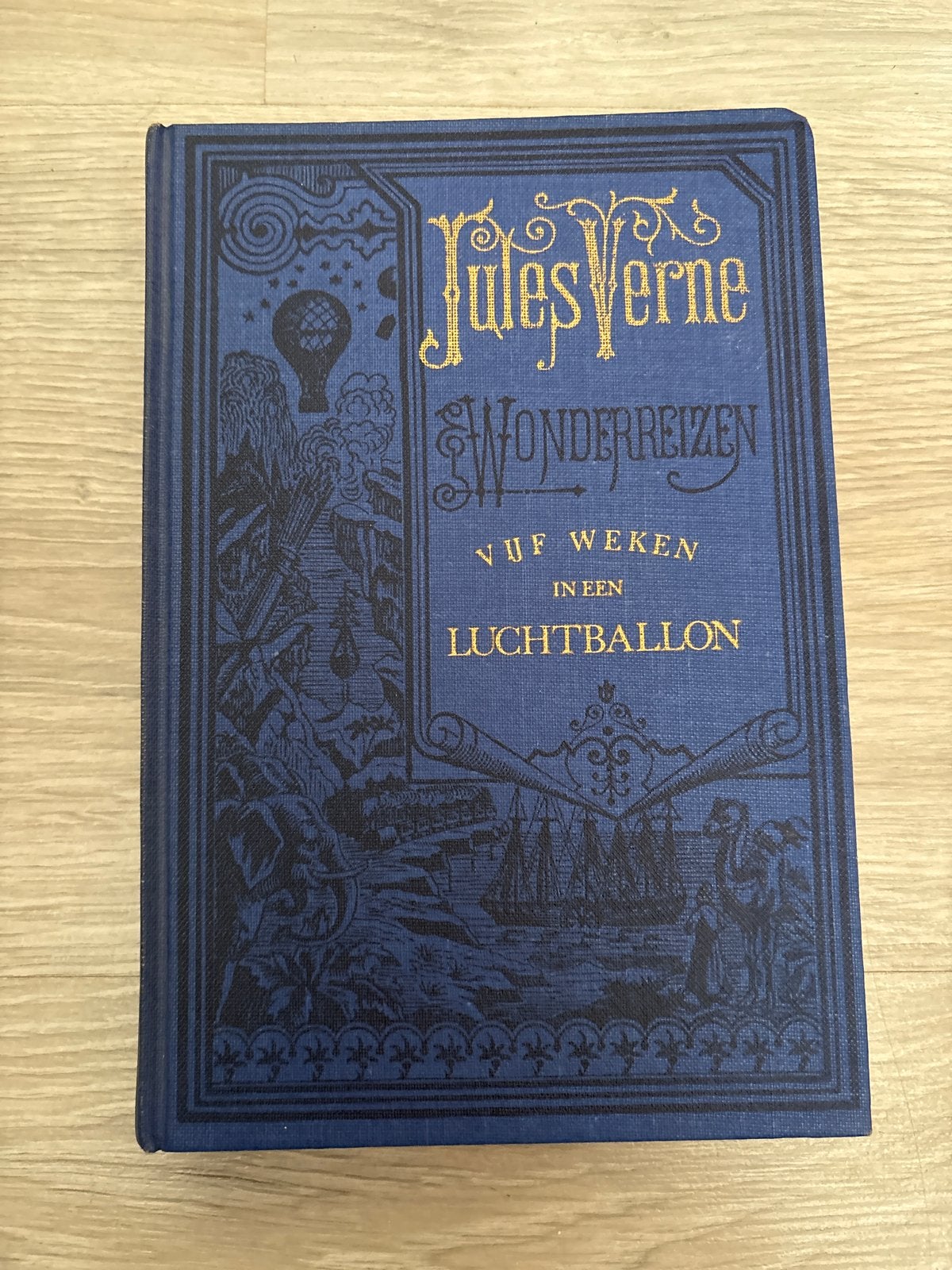 Jules Verne - Vijf Weken in een Luchtballon (Elsevier), Boeken, Ophalen, Zo goed als nieuw
