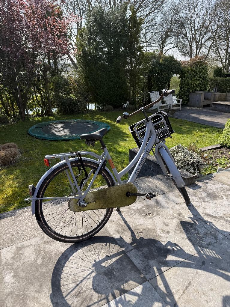 Cortina meisjesfiets U4 26" met krat – rijklaar & stevig, Fietsen en Brommers, Fietsen | Meisjes, Gebruikt, Versnellingen, Cortina