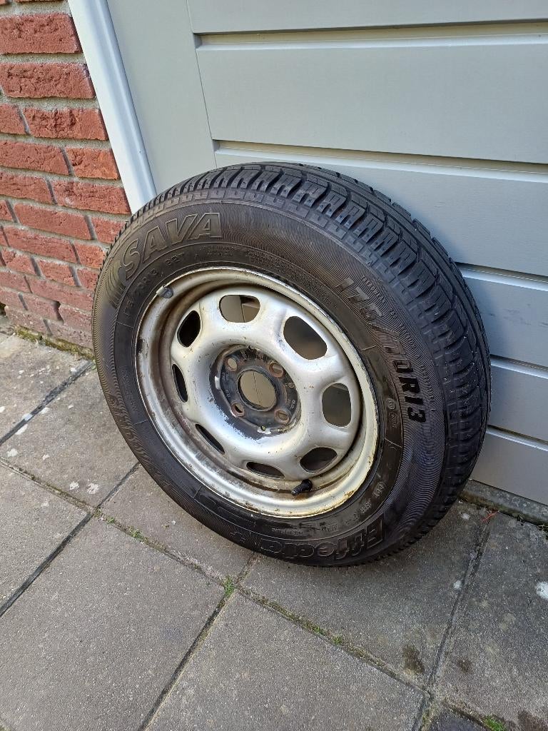 Reservewiel  175/70 R13, Ophalen, Gebruikt