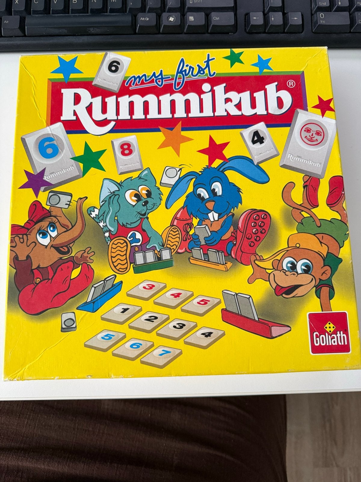 My First Rummikub - Educatief Cijferspel voor Kinderen, Drie of vier spelers, Ophalen of Verzenden, Gebruikt