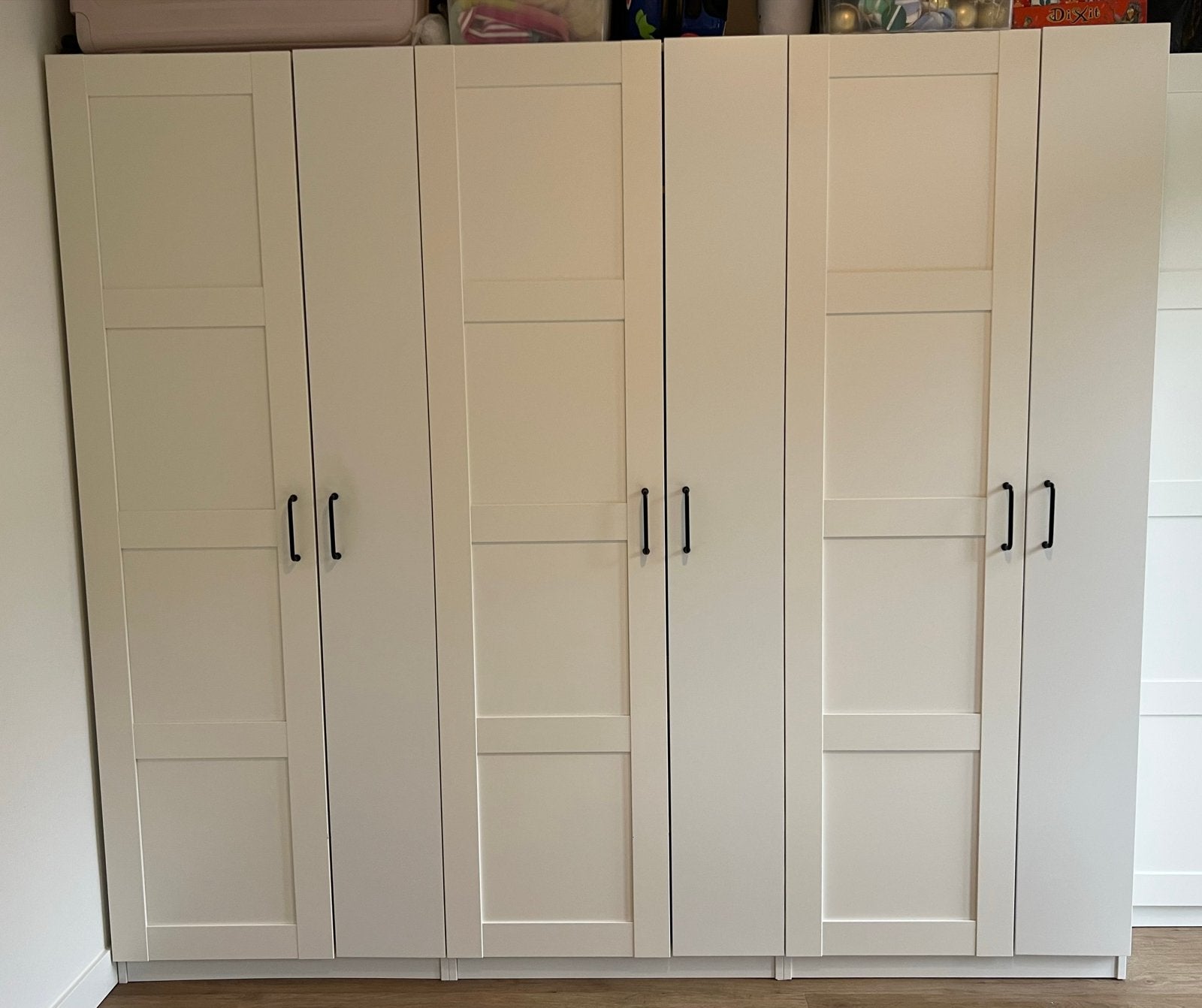 Ikea PAX Kledingkast 225cm breed, 60cm diep, 201cm hoog, Ophalen, 200 cm of meer, Zo goed als nieuw, Met lade(s)