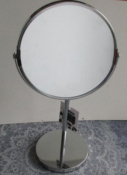 vergrotende make up spiegel - 36 cm hoog - 16 cm doorsnee, Ophalen of Verzenden, Zo goed als nieuw
