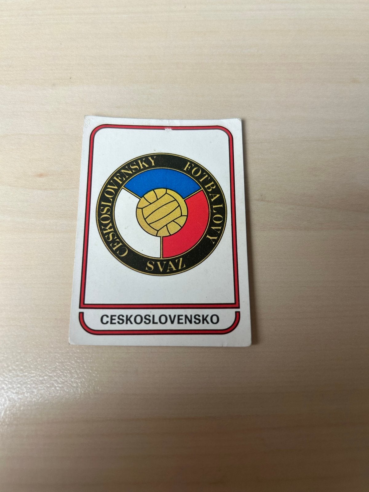 Voetbalplaatje Tsjechoslowakije WK 1978 Panini #341, Ophalen of Verzenden, Gebruikt, Sticker