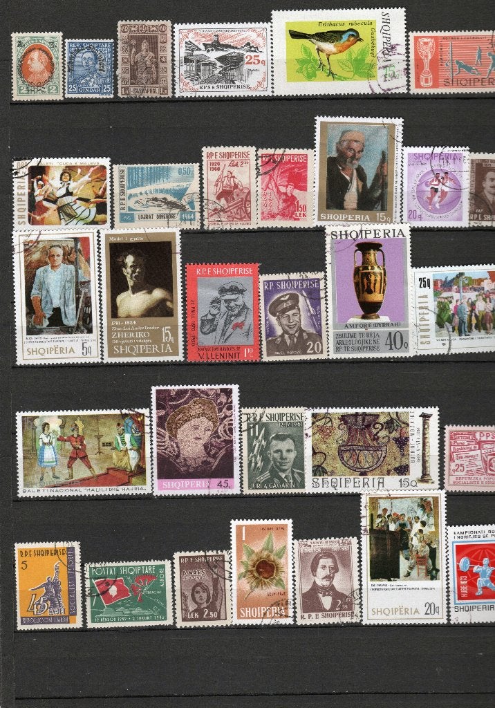 Albanië kavel 147, Verzenden, Overige landen, Gestempeld