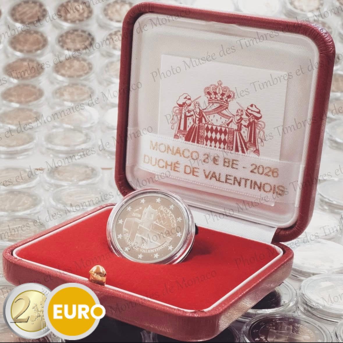 Monaco 2 euro 2026 - Duchy of Valentinois, Postzegels en Munten, Munten | Europa | Euromunten, Verzenden, Monaco, 2 euro, Losse munt