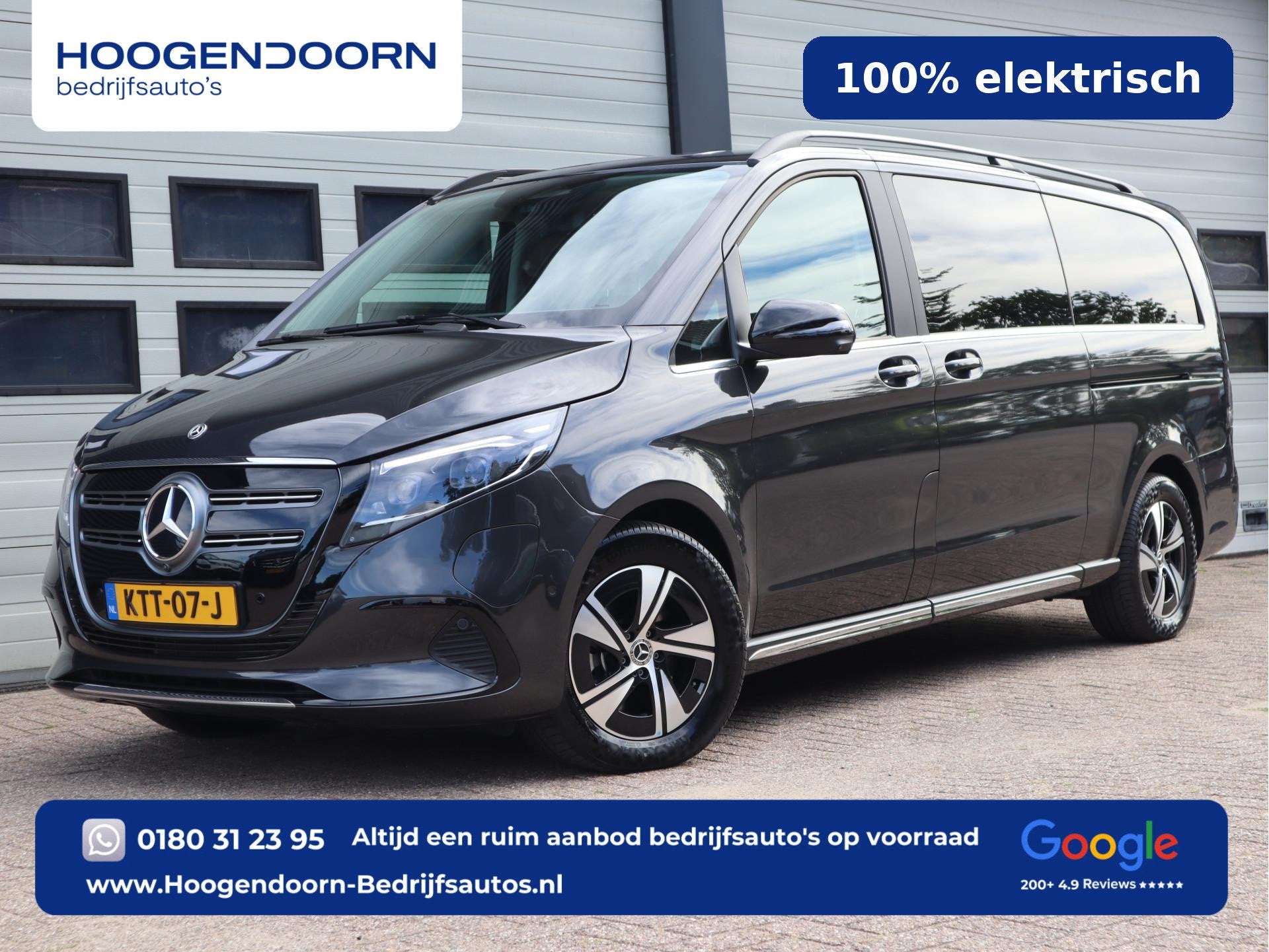 Mercedes-Benz EQV 300 L3 Extra lang - 7 Persoons - Avantgard, Auto's, Gebruikt, Lichtsensor, 7 stoelen, 90 kWh