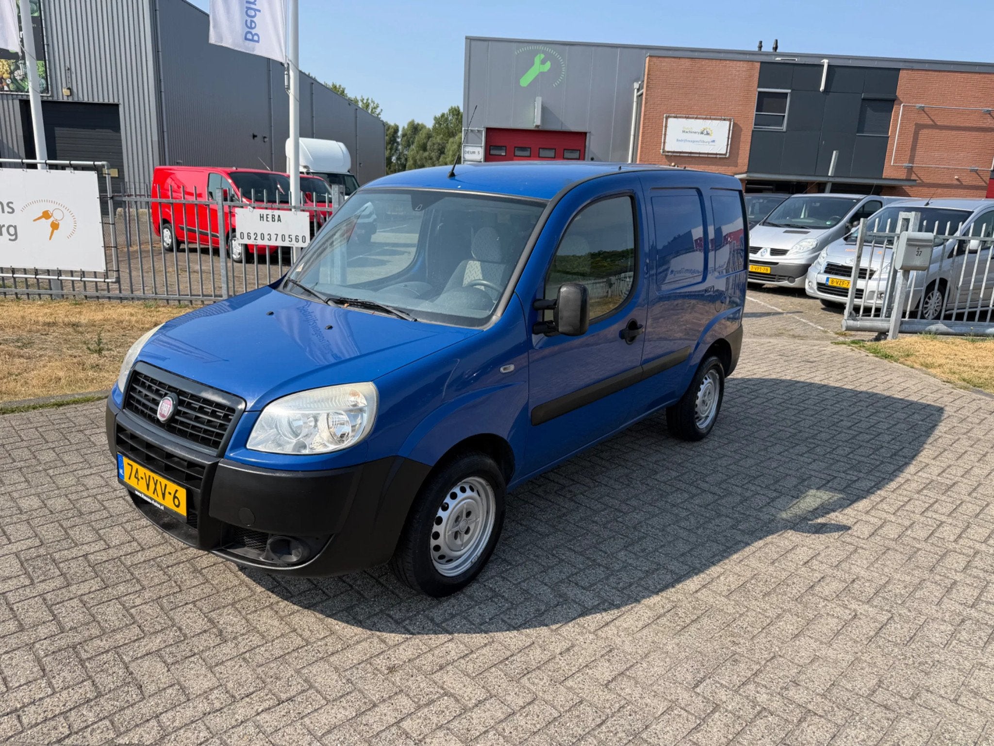Fiat Doblò Cargo 1.9 Multijet Basis (bj 2009), Auto's, Bestelauto's, Bedrijf, Te koop, Fiat, Diesel, Euro 4, Blauw, Gebruikt, BTW verrekenbaar