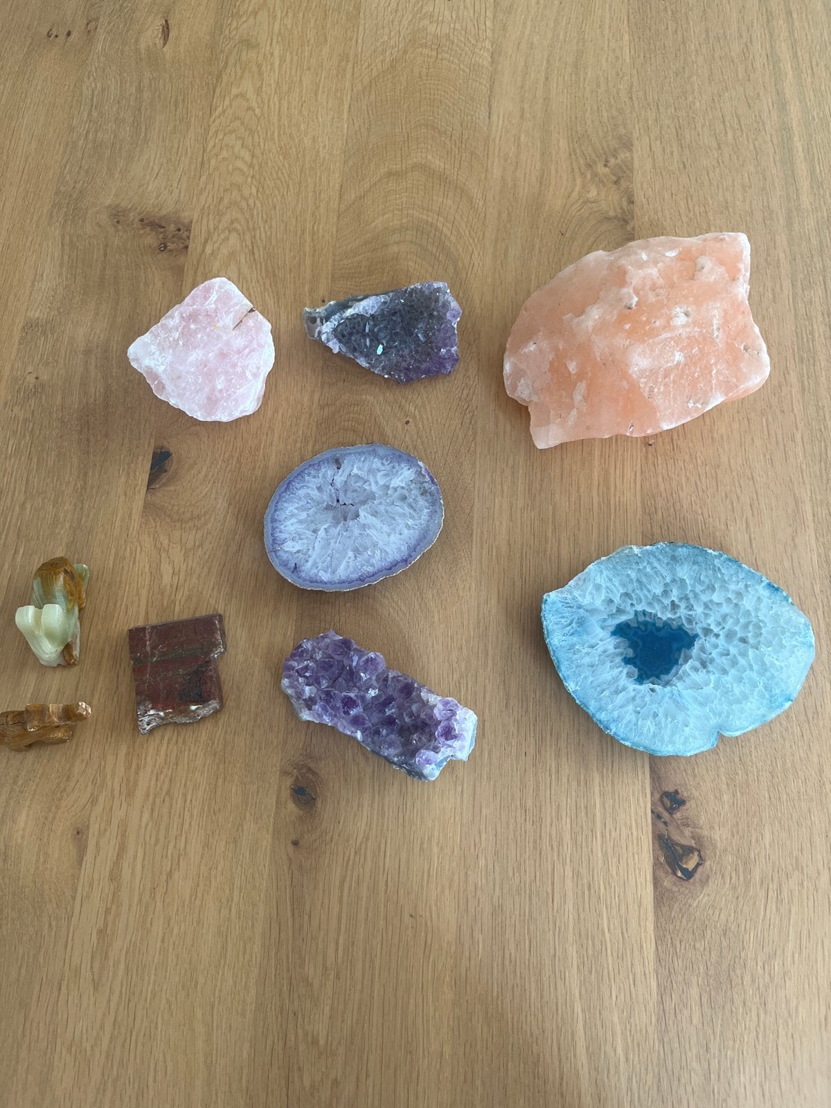 Diverse collectie edelstenen en mineralen, Ophalen, Gebruikt