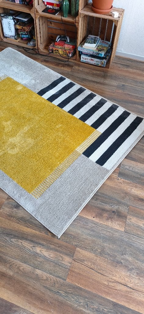 ELSYSTEM Vloerkleed, laagpolig, veelkleurig, 133x195 cm, Ophalen, Gebruikt, 100 tot 150 cm, 150 tot 200 cm