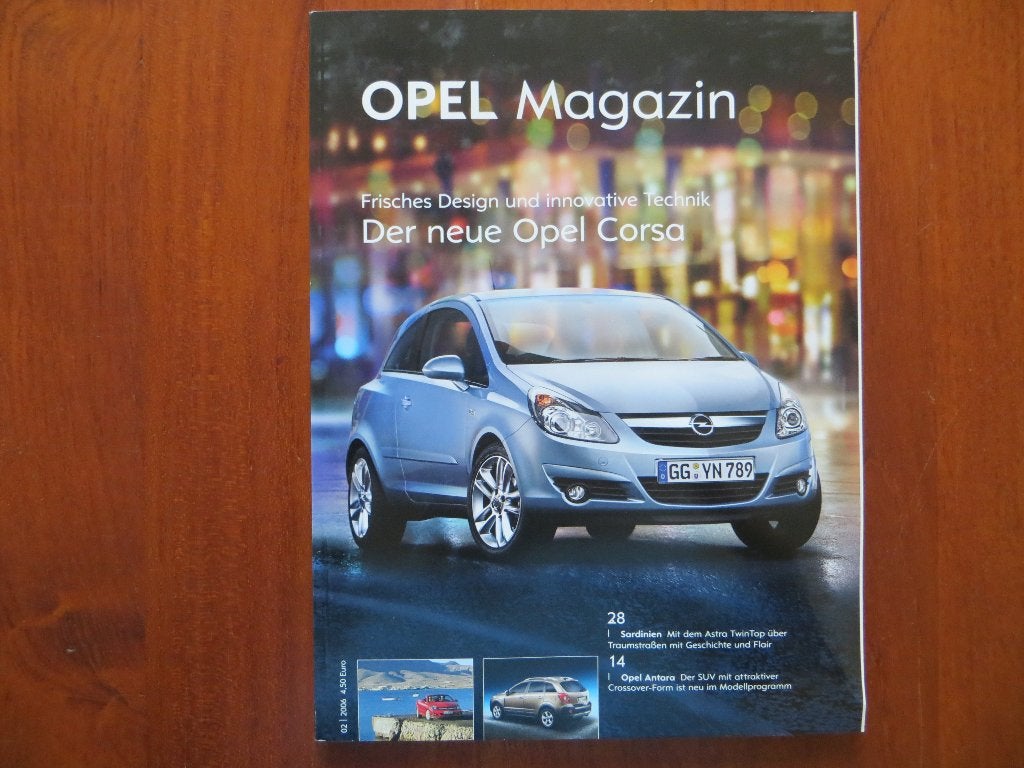 Opel Magazin nr. 2 2006: o.a. nieuwe Corsa, Astra TwinTop, Ophalen of Verzenden, Nieuw, Opel