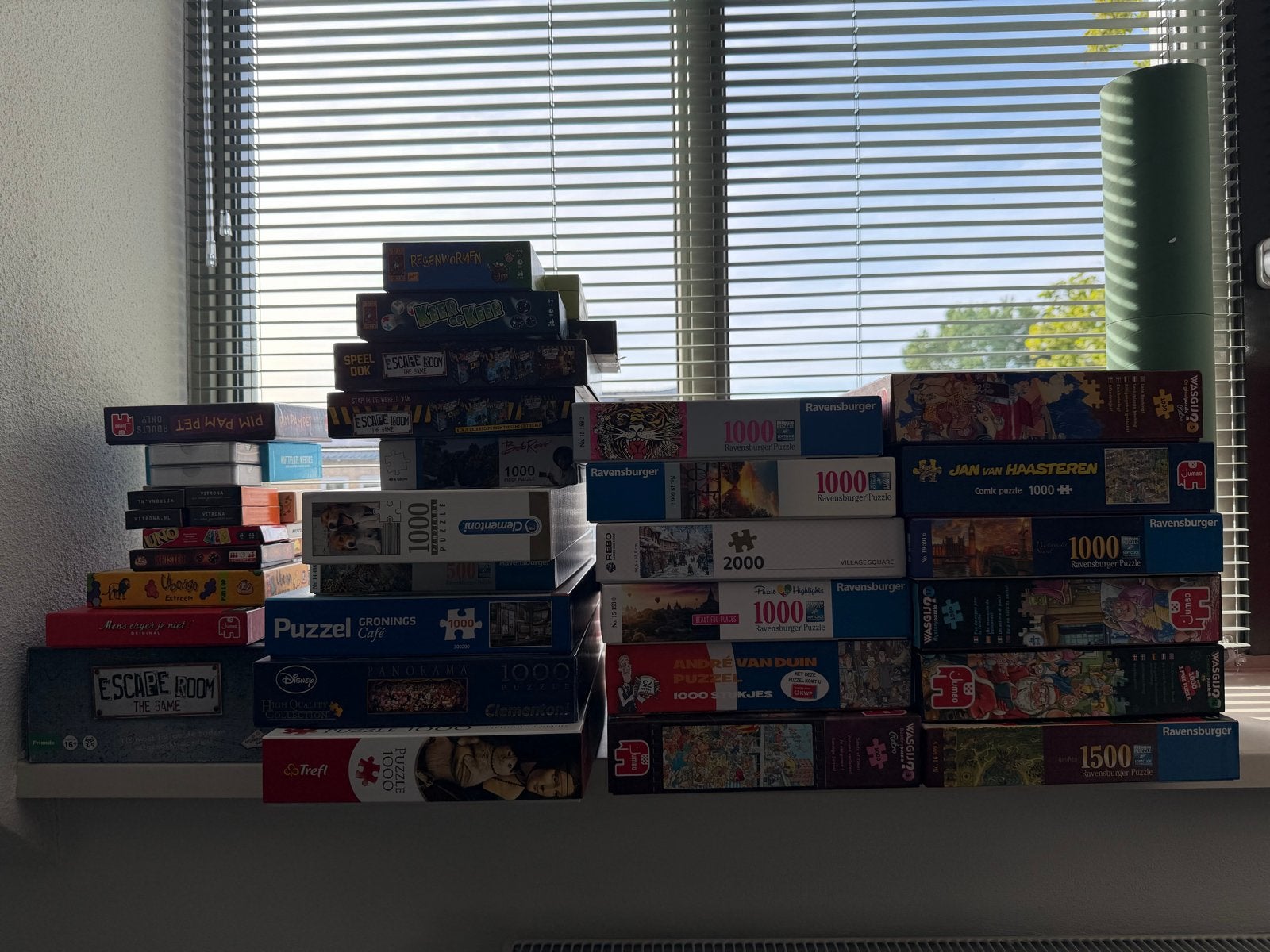 Grote collectie bordspellen en legpuzzels, Hobby en Vrije tijd, Denksport en Puzzels, Ophalen of Verzenden, Meer dan 1500 stukjes