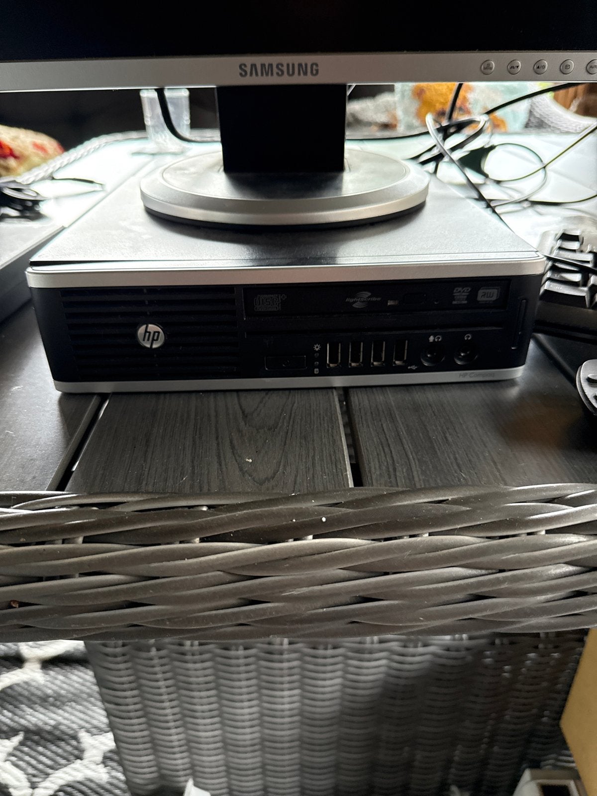 HP Desktop PC met Samsung Monitor, Ophalen, Gebruikt, HDD, Minder dan 4 GB