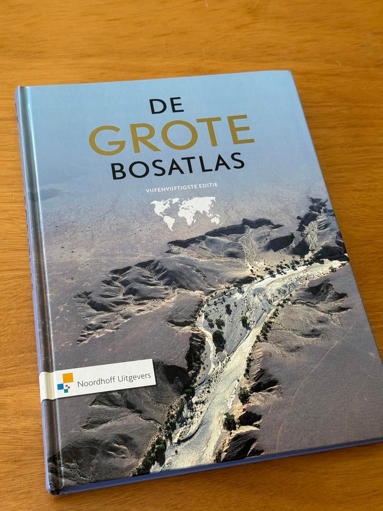 De Grote Bosatlas - Vijfenvijftigste Editie, Bosatlas, 2000 tot heden, Ophalen of Verzenden, Zo goed als nieuw
