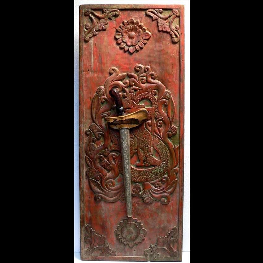 Blawong Keris Wayang & Naga draak Kris houder BL22 Indonesie, Ophalen of Verzenden