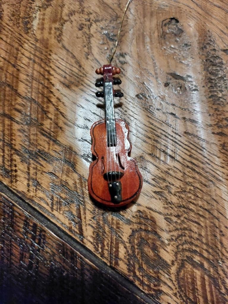 Nieuwe Miniatuur Houten Viool - Decoratie/Sieraad, Muziek en Instrumenten, Strijkinstrumenten | Violen en Altviolen, Ophalen of Verzenden