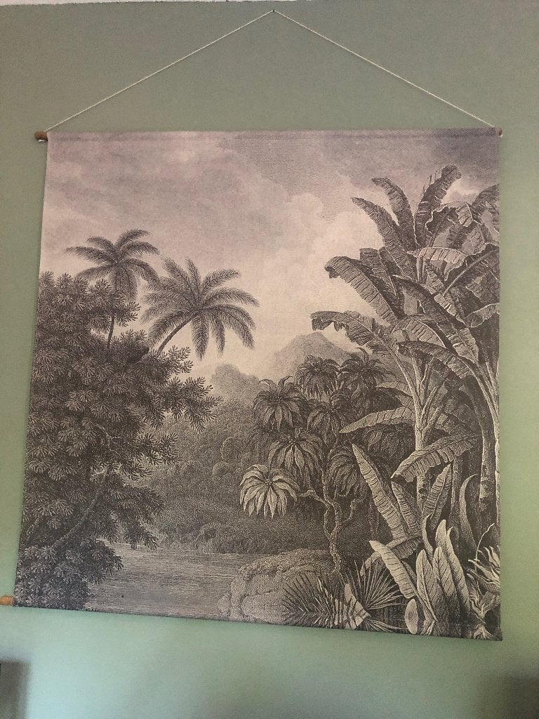 Jungle wanddecoratie XXL, Ophalen, Zo goed als nieuw, 154 cm, 154 cm