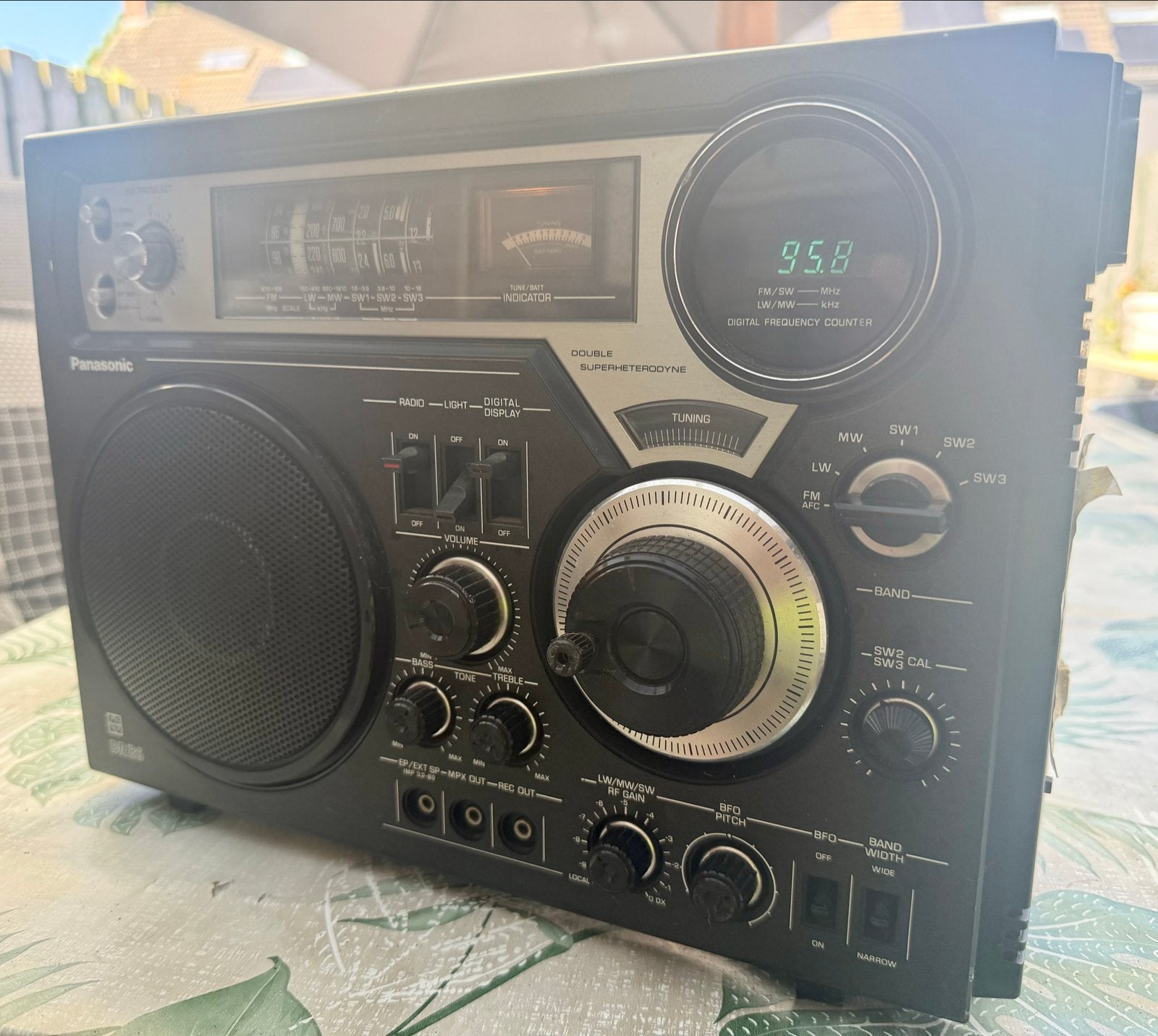 Vintage Panasonic National DR26 RF-2600LBS Wereldontvanger, Audio, Tv en Foto, Radio's, Verzenden, Gebruikt, Wereldontvanger