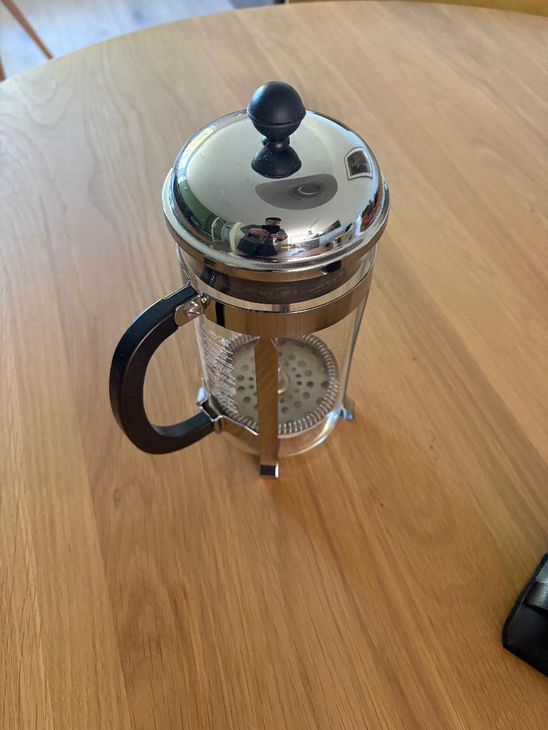 Bodum Chambord French Press Cafetière - RVS - 1 l 8 kops, Ophalen, Overige modellen, Gemalen koffie, Zo goed als nieuw