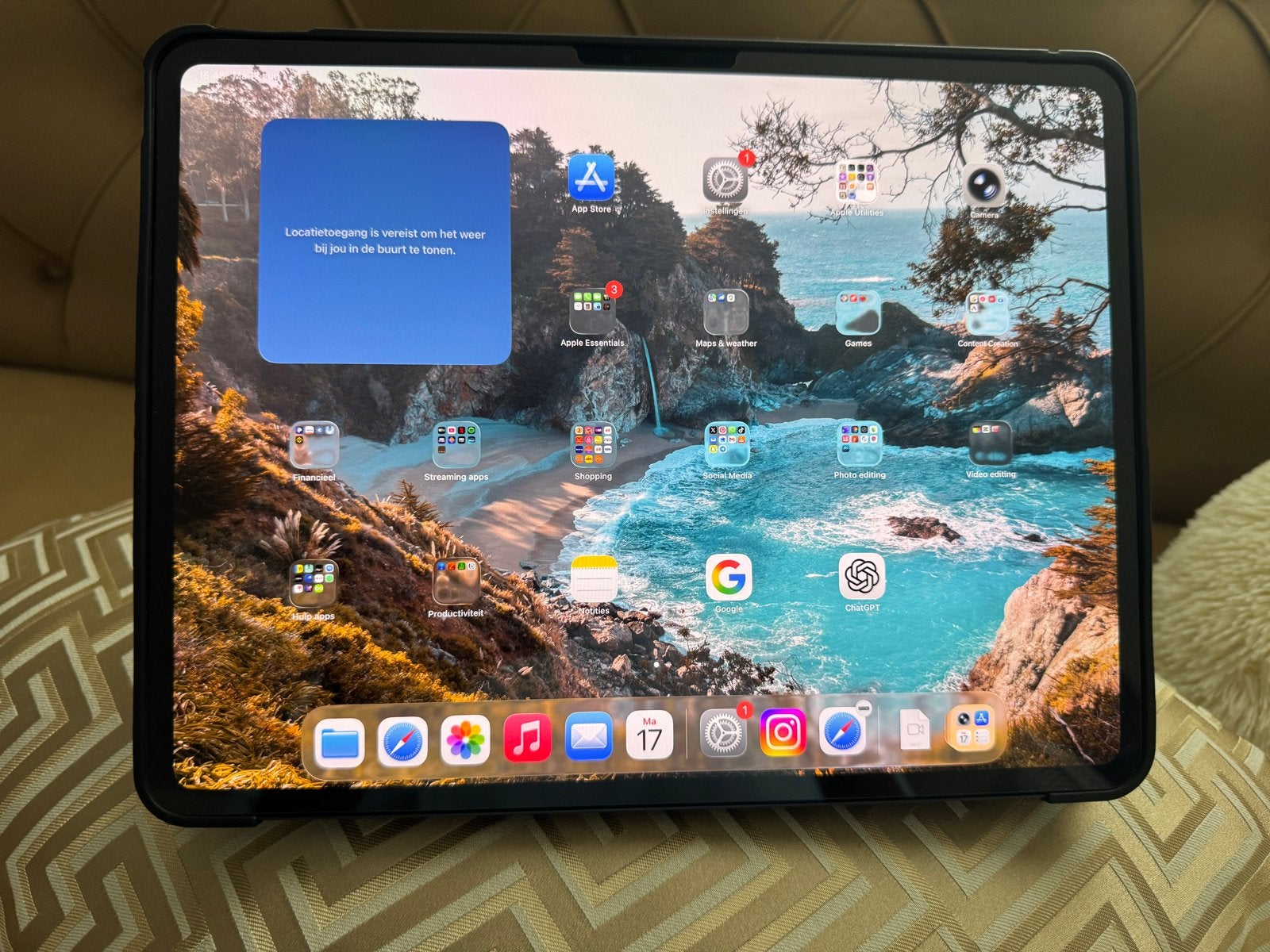 Apple iPad Pro M4 13” 256GB | Magic Keyboard Pencil garantie, Computers en Software, Apple iPads, Ophalen, 13 inch of meer, Zwart