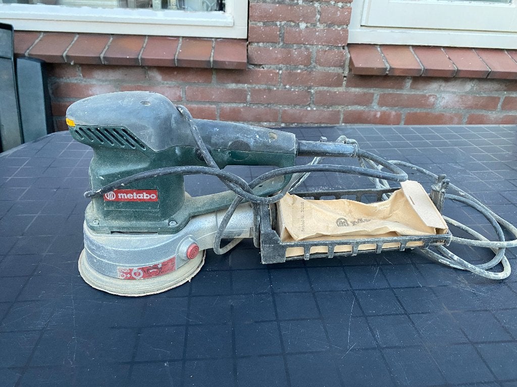 Metabo SXE450 Duo 400W Excenterschuurmachine, Ophalen of Verzenden, Gebruikt, 1200 watt of meer, Excentrische schuurmachine