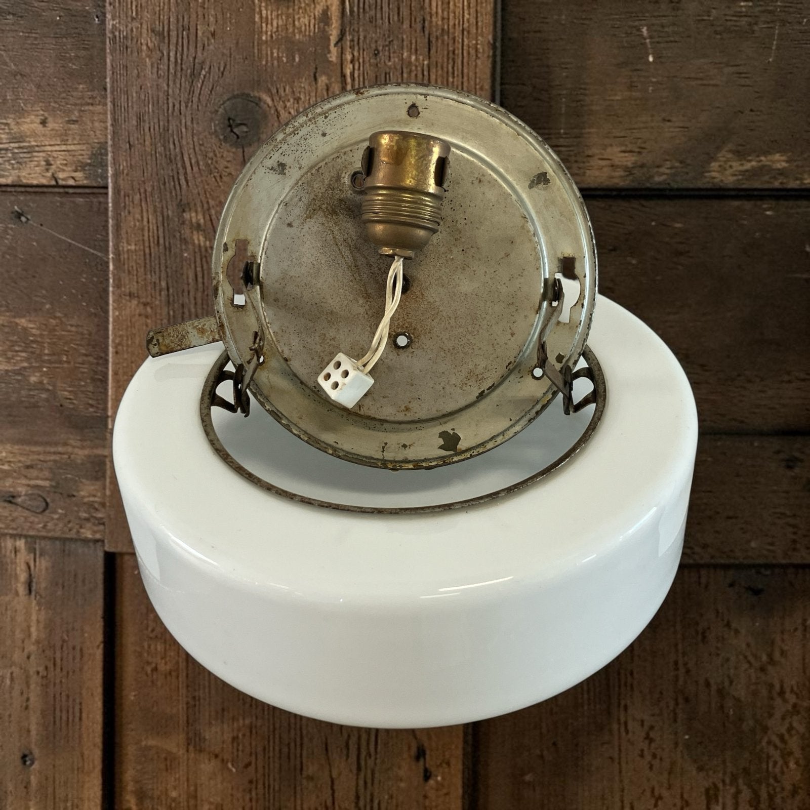 Unieke Bauhaus Plafonnière DRGM - Voor 1945, Ophalen of Verzenden