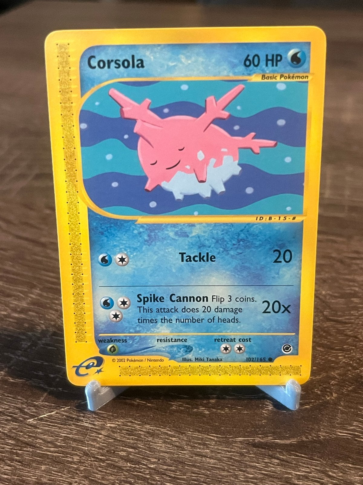 Corsola 102/165 - Expedition - EX, Ophalen of Verzenden, Zo goed als nieuw, Losse kaart