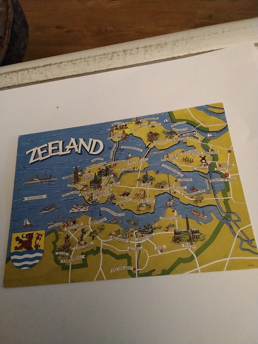 Oude ansichtkaart Zeeland - Gelopen, Ophalen of Verzenden