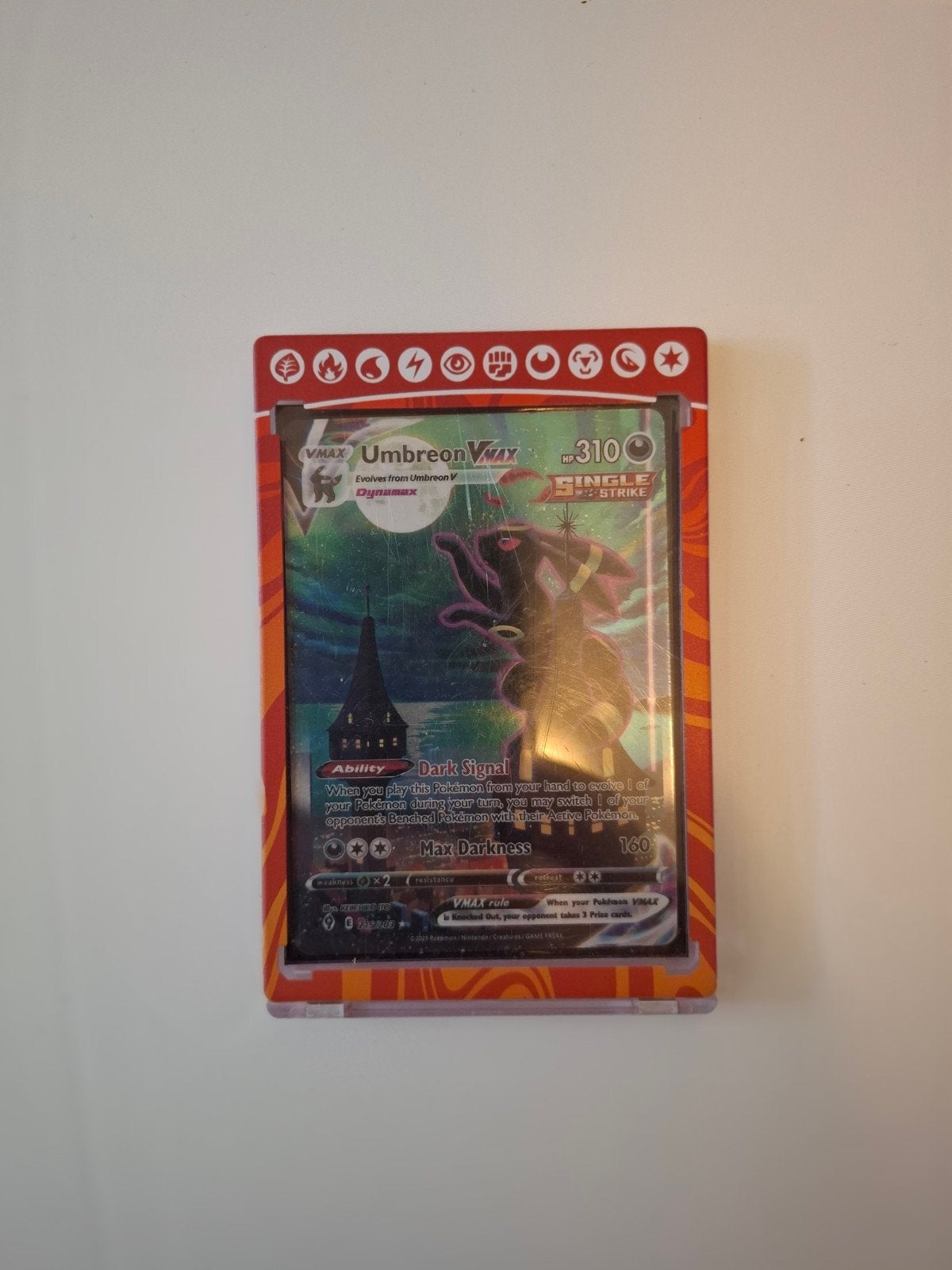 Umbreon VMAX ("Moonbreon" Alternate Art #215/203) Evolv, Hobby en Vrije tijd, Verzamelkaartspellen | Pokémon, Ophalen of Verzenden