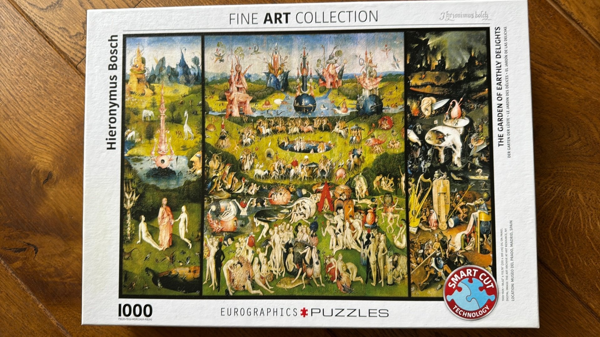 Fine art collection : Hieronymus Bosch, Ophalen, 500 t/m 1500 stukjes, Zo goed als nieuw