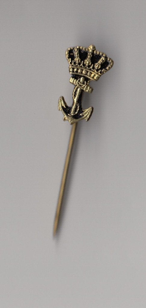 KM Koninklijke Marine Anker embleem speldje, Niet vindbaar, Niet vindbaar, Marine, Nederland
