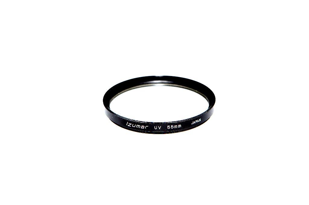 Izumar 55mm UV filter, Verzenden, Zo goed als nieuw, 50 tot 60 mm, UV-filter