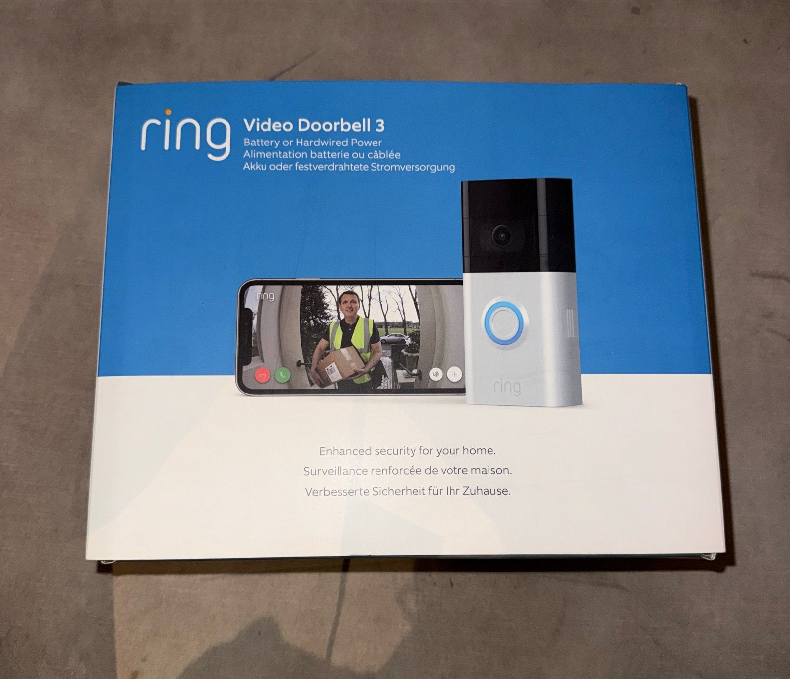 Ring Video Deurbel 3 (NIEUW), Ophalen of Verzenden, Nieuw, Overige soorten