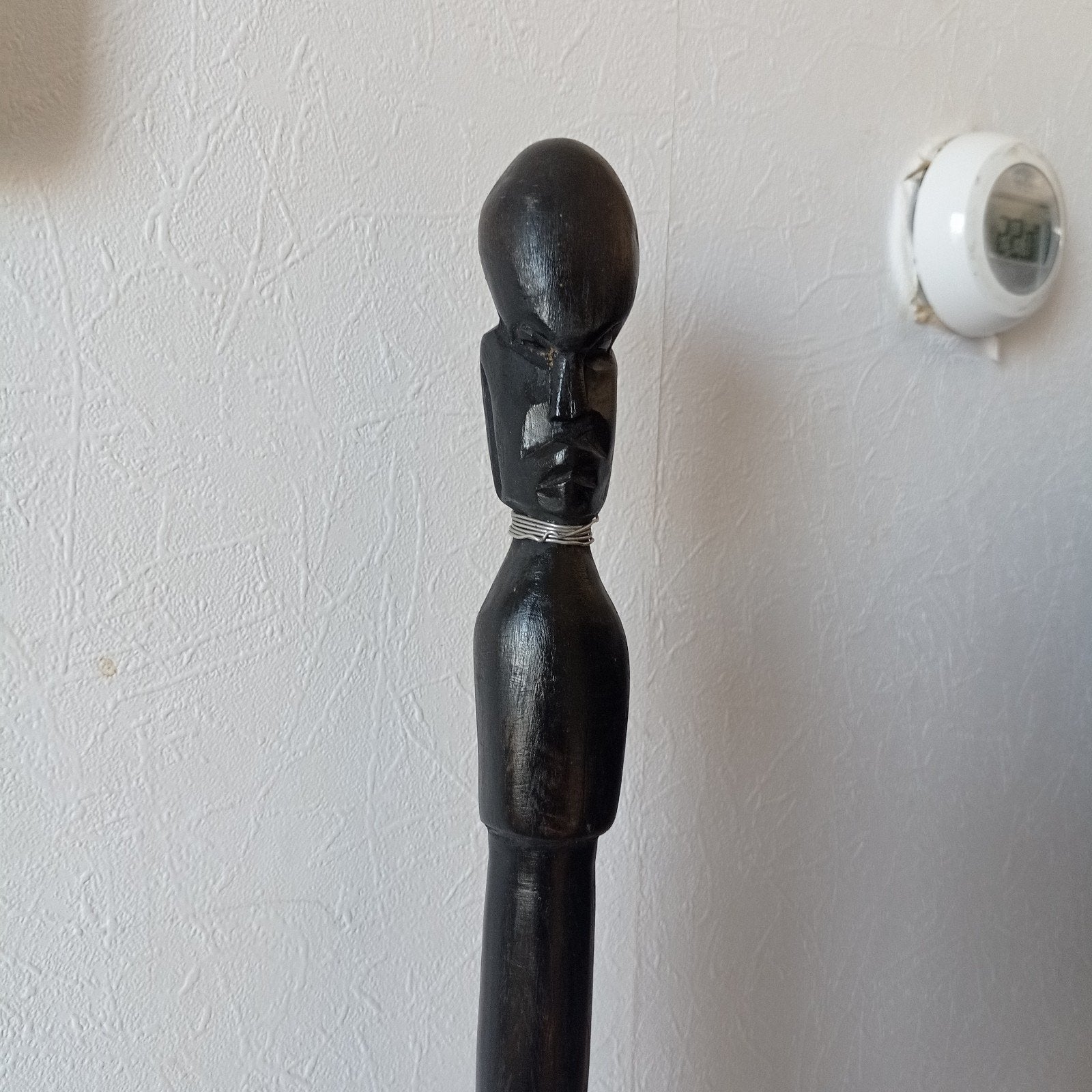 Vintage Afrikaans hout zwaard wandelstok hand gemaakt 96 cm, Antiek en Kunst, Antiek | Overige Antiek, Ophalen of Verzenden
