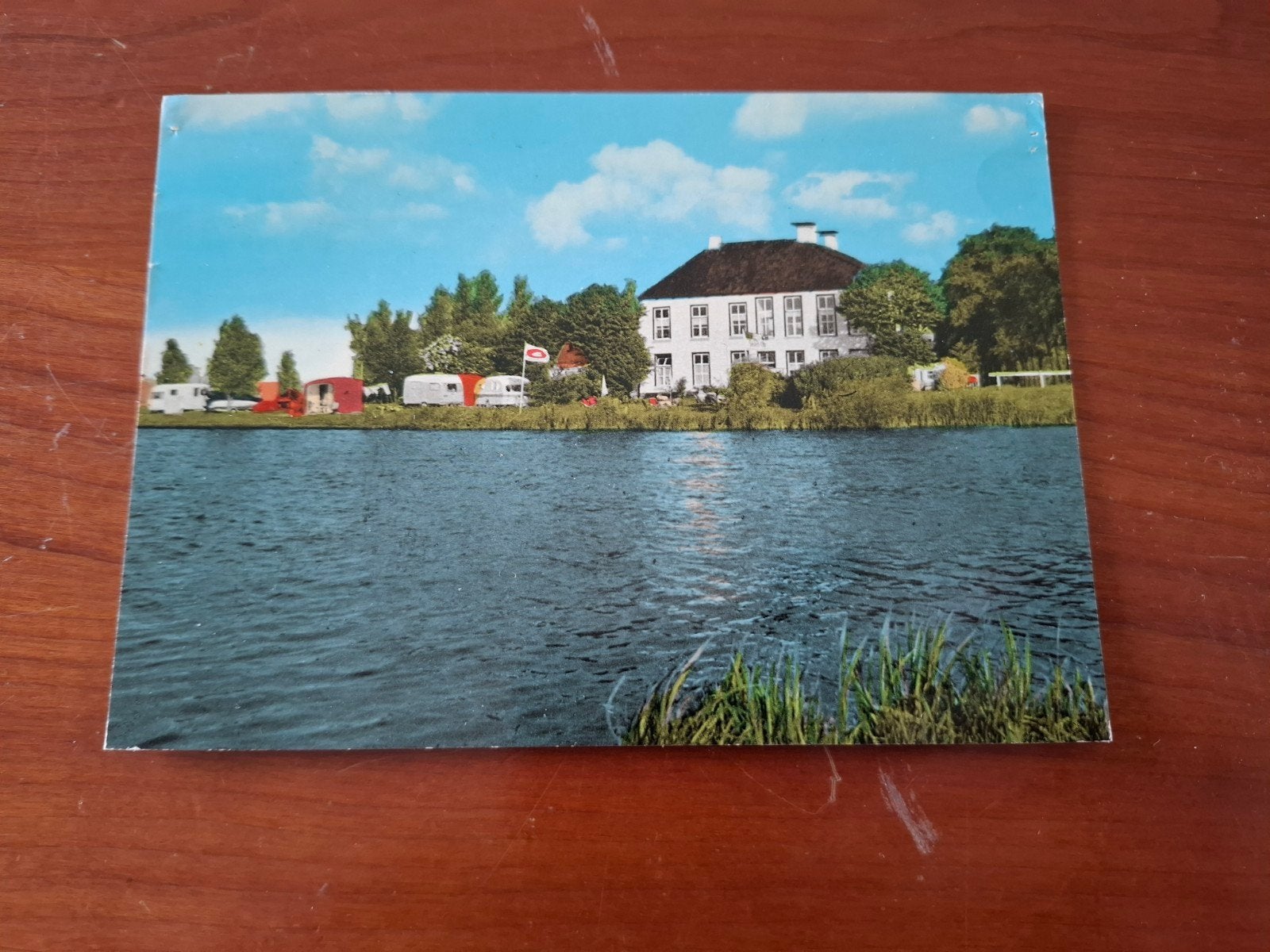 Ansichtkaart Hotel Restaurant De Oude Schouw Akkrum 1976, Ophalen of Verzenden, 1960 tot 1980, Gelopen, Friesland