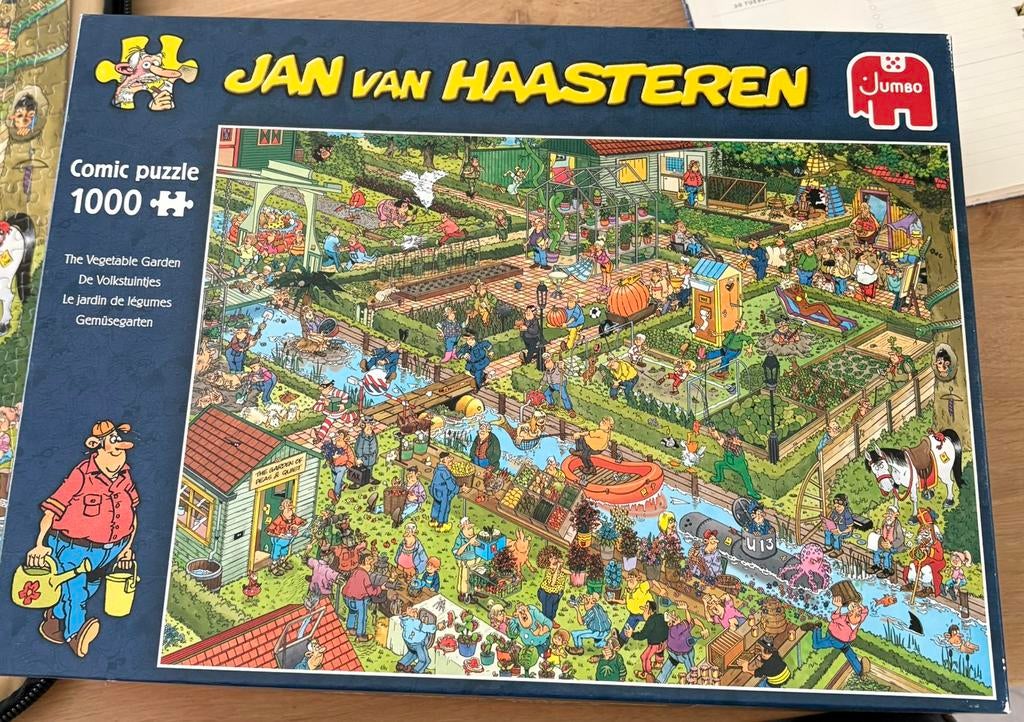Jan van Haasteren puzzle, Ophalen, 500 t/m 1500 stukjes, Zo goed als nieuw