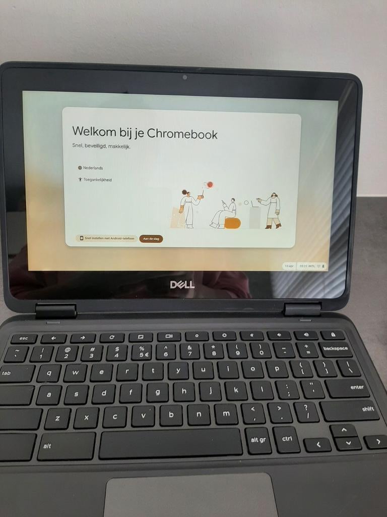 Dell chromebook 3100 , 2-in-1, Verzenden, 32 GB of minder, 11 inch, 4 GB of minder