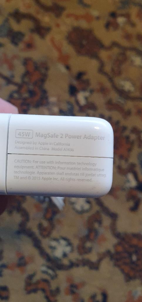 Apple MagSafe1-2 power adapter Origineel !!1. 85w 2.45W, Ophalen, Overige modellen, 13 inch, Onbekend