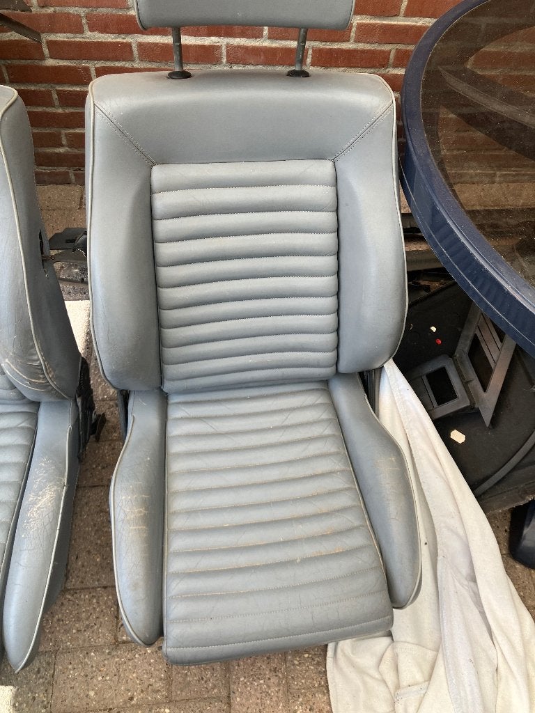 Lederen stoelen vw Golf 1 & 2, Auto-onderdelen, Ophalen, Gebruikt, Volkswagen