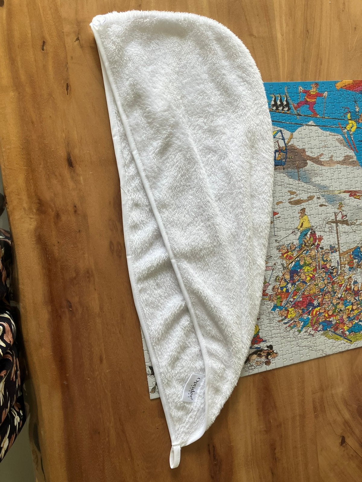 Optidee haarhanddoek wit, Ophalen, Zo goed als nieuw, Wit