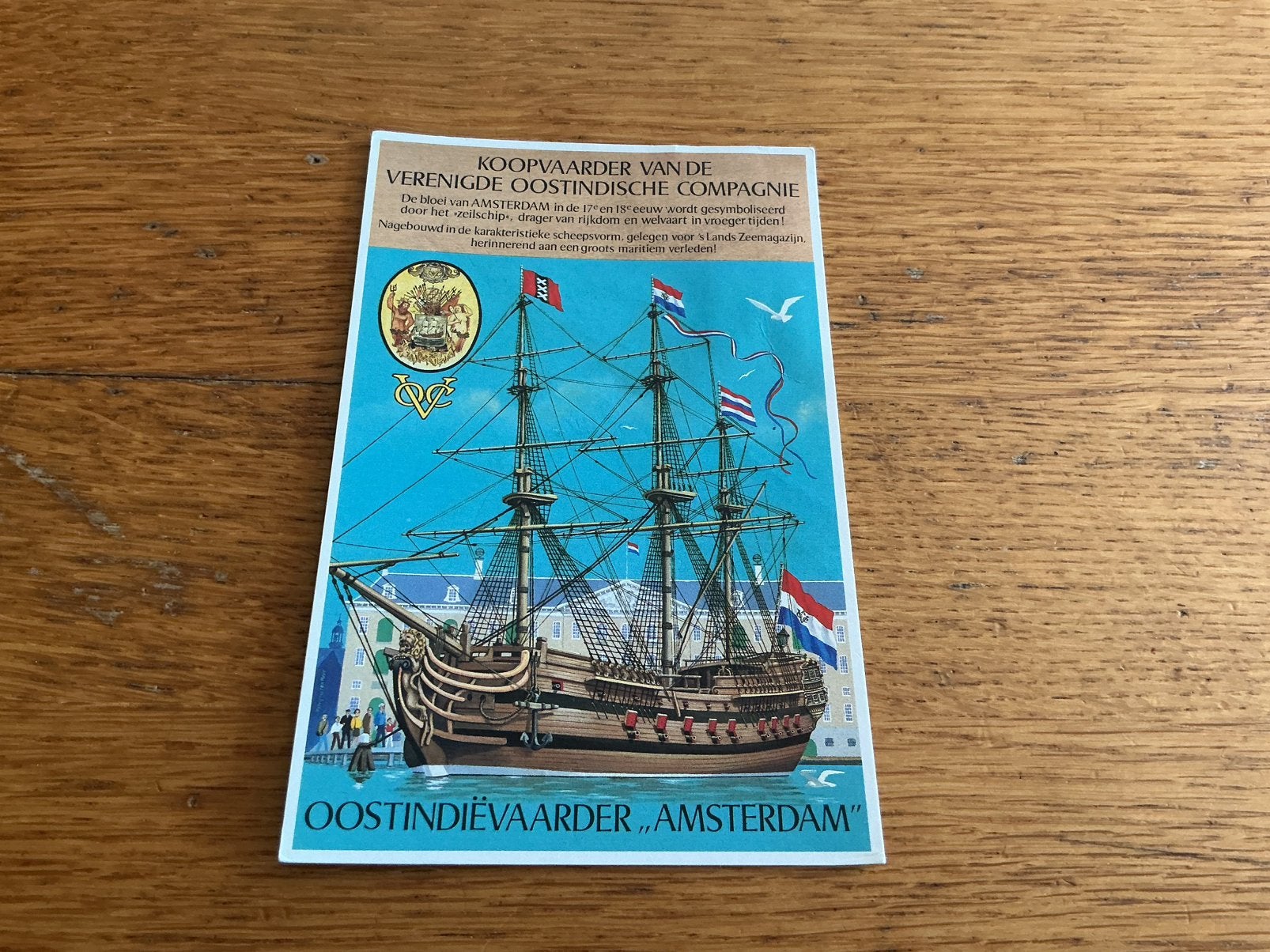 Y68 VOC AMSTERDAM, Verzamelen, Ophalen of Verzenden, Zo goed als nieuw, Kaart, Foto of Prent