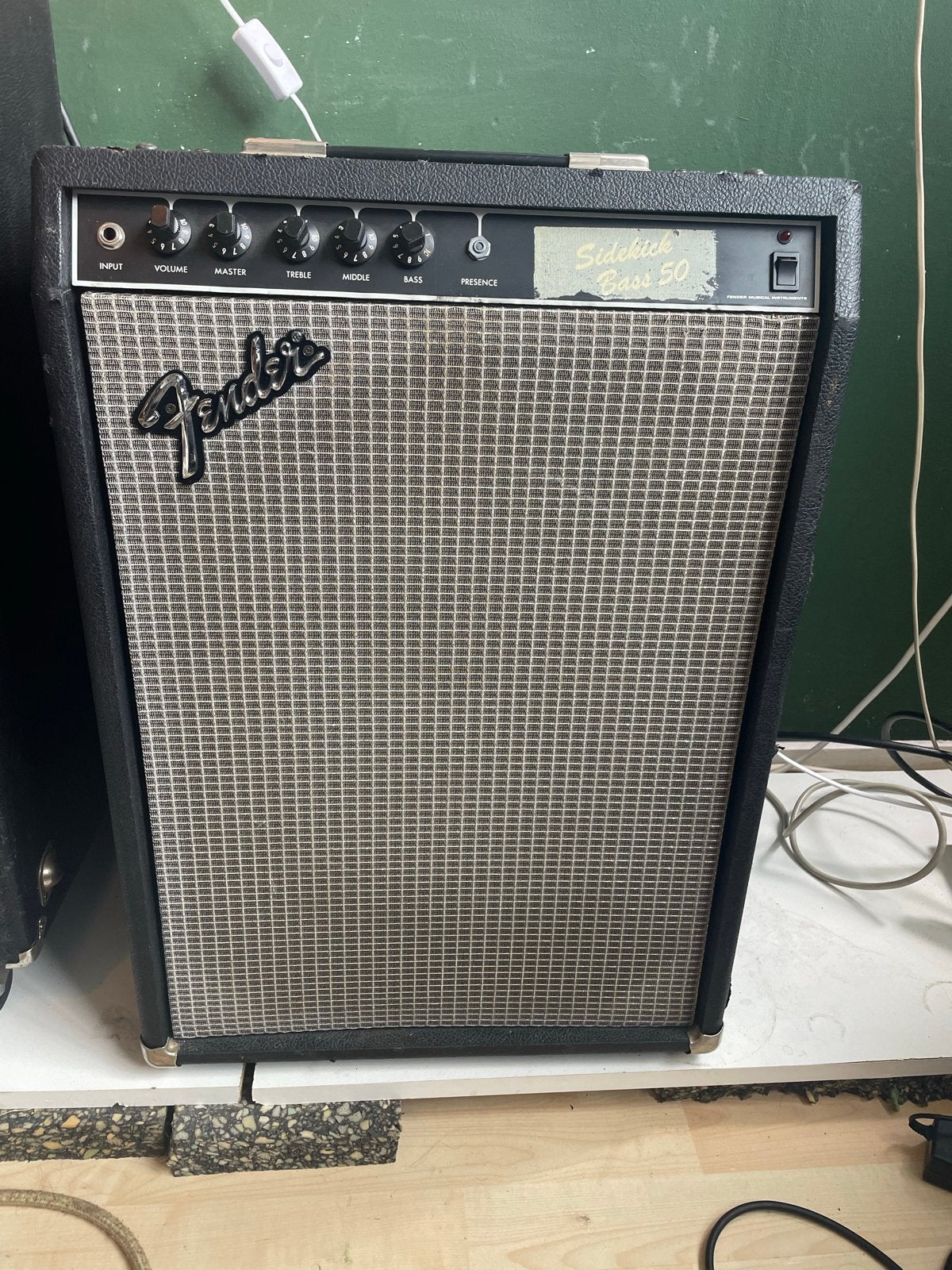 Fender Sidekick Bass 50 Basgitaarversterker, Ophalen, Gebruikt, Basgitaar, 50 tot 100 watt