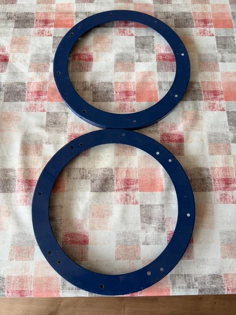 Meccano 2 donkerblauwe ringen nr 167  nog als nieuw, Hobby en Vrije tijd, Modelbouw | Overige, Ophalen of Verzenden, Zo goed als nieuw
