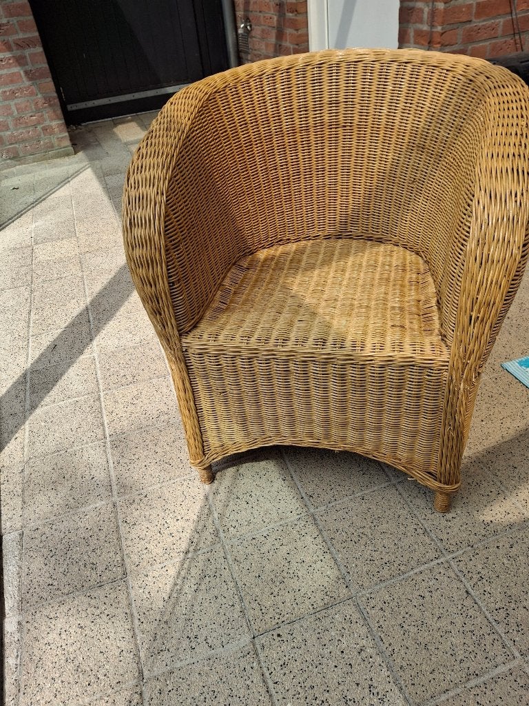 Rotanstoel, Ophalen, Bruin, Riet of Rotan, Zo goed als nieuw
