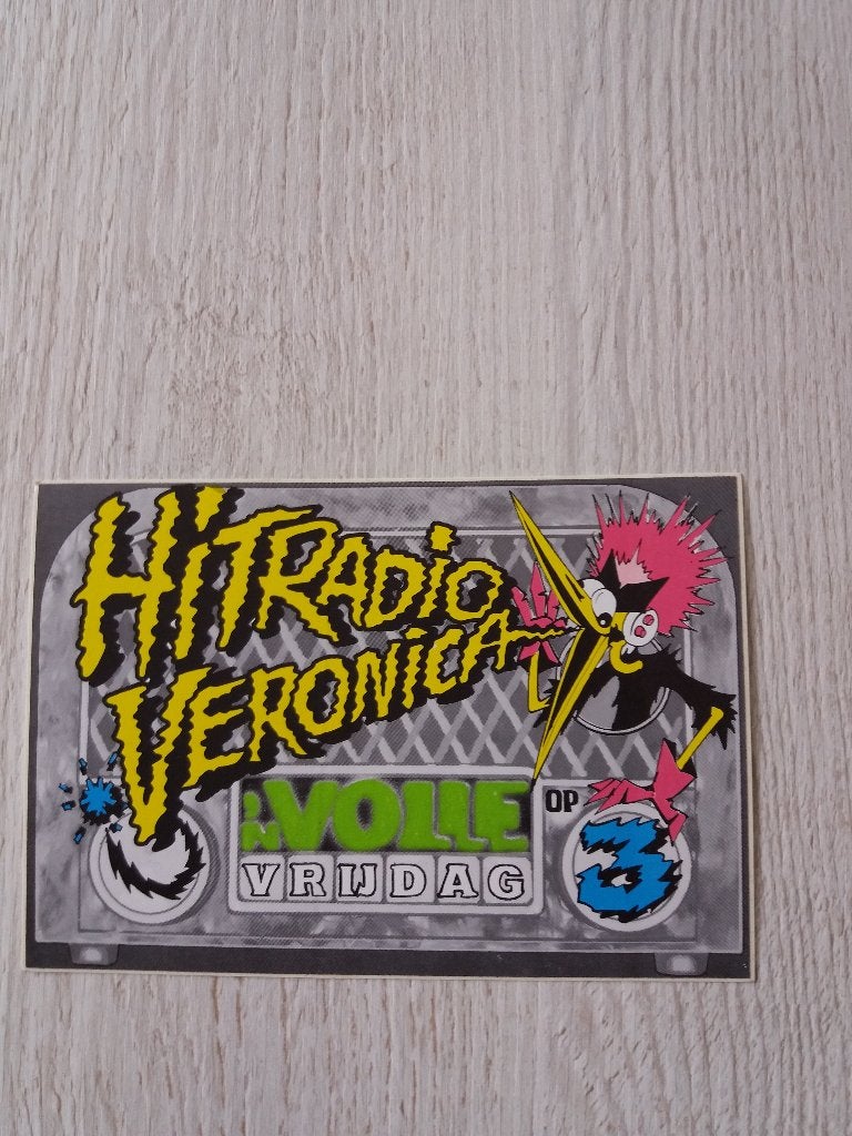 sticker VERONICA ( 15 ), Ophalen of Verzenden, Zo goed als nieuw, Overige typen
