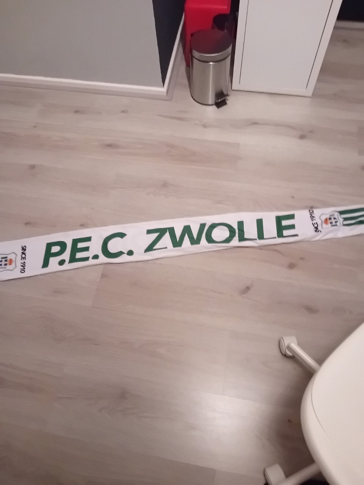 PEC Zwolle Jubileum Sjaal - Zonneplan, Ophalen, Zo goed als nieuw, Clubaccessoires