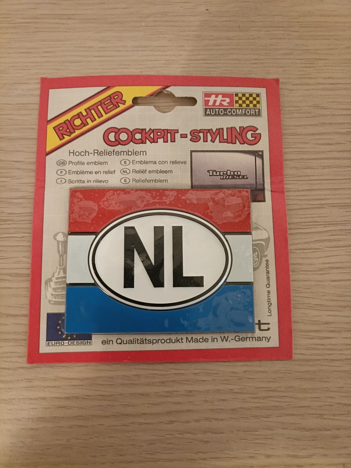 Richter Cockpit-Styling NL Vlag voor Auto - Nieuw, Ophalen of Verzenden, Nieuw