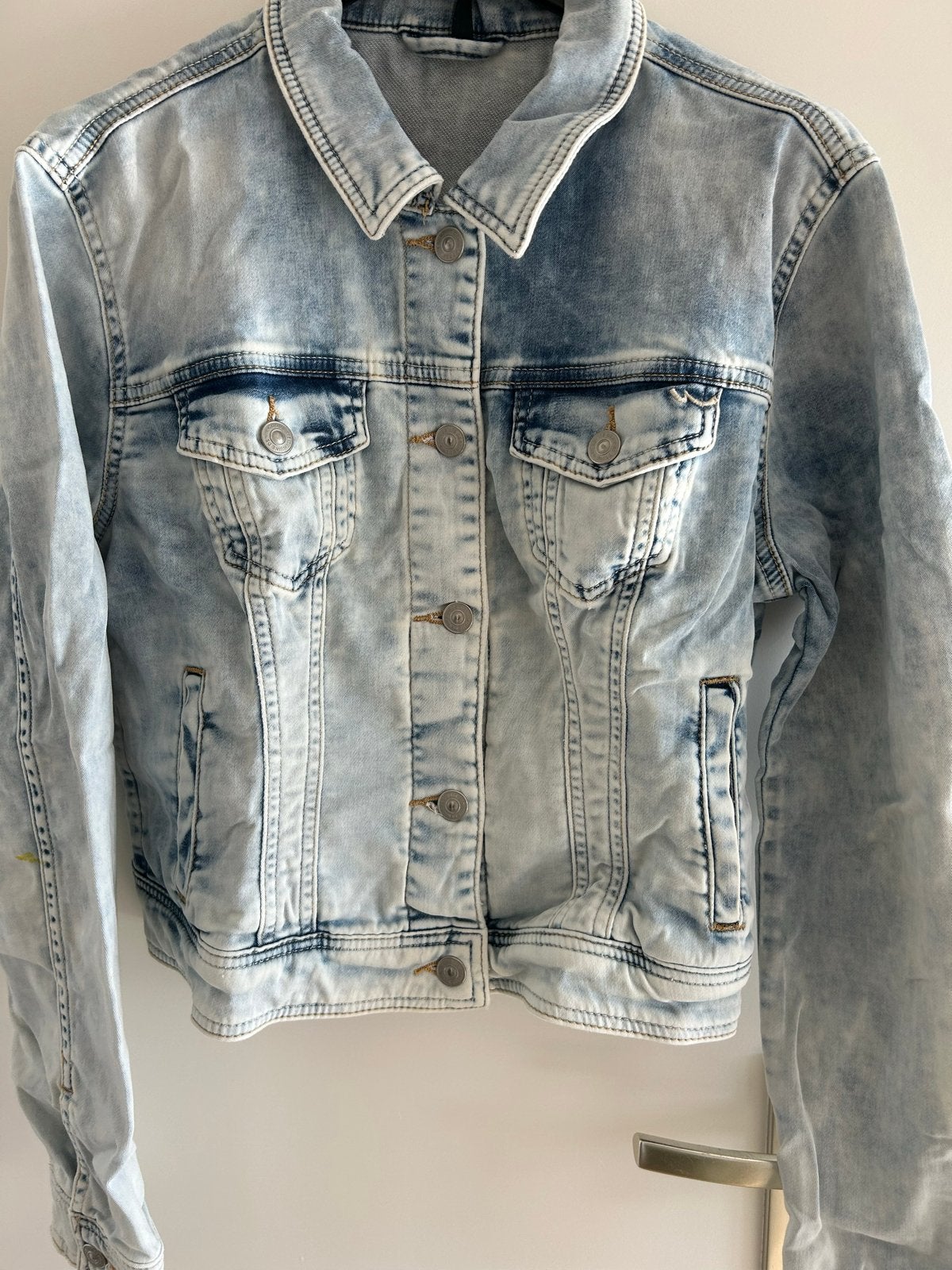 LTB spijkerjasje maat L slim fit, Ophalen of Verzenden, Gedragen, Maat 42/44 (L), Blauw