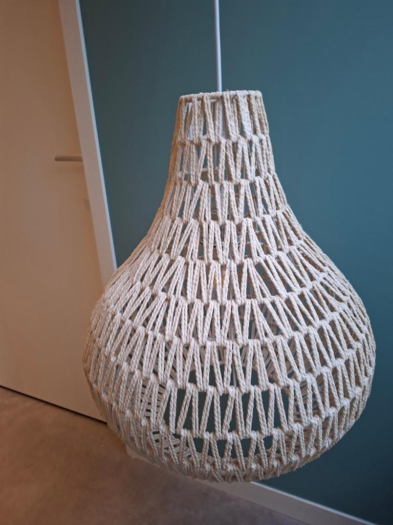 Zuiver hanglamp Cable Drop wit doorsnede 45 cm, Ophalen, Overige materialen, Gebruikt, Modern, Bohemian